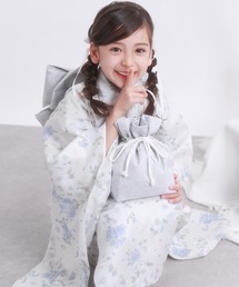 KYOETSU（キョウエツ）の「7歳 四つ身着物セット くすみ（着物・キッズ）」