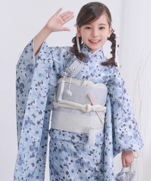 【15点セット】七五三 着物 7歳 女の子 四つ身 くすみ KYOETSU 四つ身着物15点セット くすみ 七五三 着物 7歳 販売