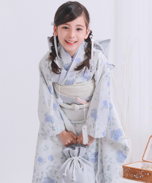 【15点セット】七五三 着物 7歳 女の子 四つ身 くすみ KYOETSU 四つ身着物15点セット くすみ 七五三 着物 7歳 販売