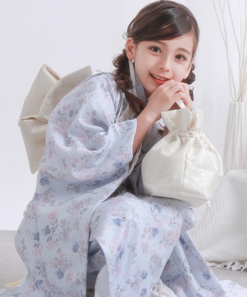 【15点セット】七五三 着物 7歳 女の子 四つ身 くすみ 七五三 着物 四つ身 7歳 女の子 15点セット くすみ（着物