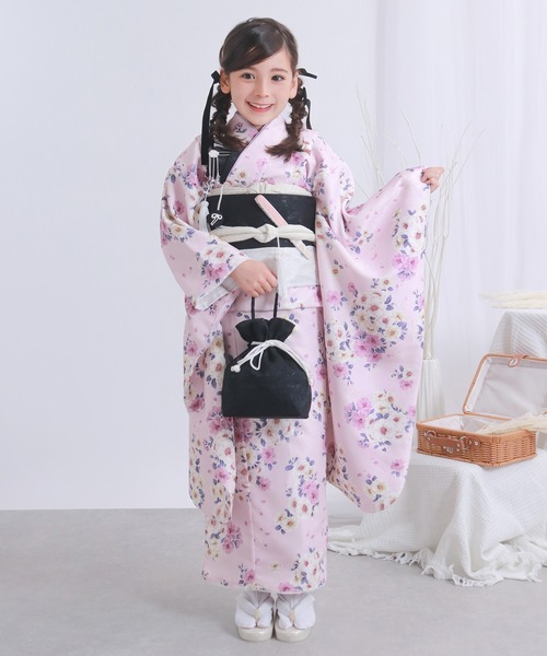 【15点セット】七五三 着物 7歳 女の子 四つ身 くすみ KYOETSU 四つ身着物15点セット くすみ 七五三 着物 7歳 販売