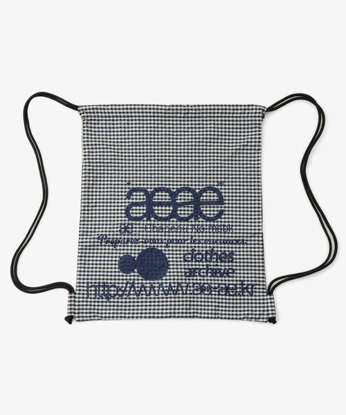 [aeae] 25SS ★WEB LOGO DOT GYM SACK★ AEAE] 25SS WEB LOGO DOT GYM SACK (AEAE/バックパック