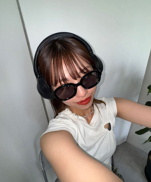 CIAOPANIC（チャオパニック）の「ラウンドサングラス（サングラス・レディース・オレンジ/ブラック・FREE）」の3枚目の写真