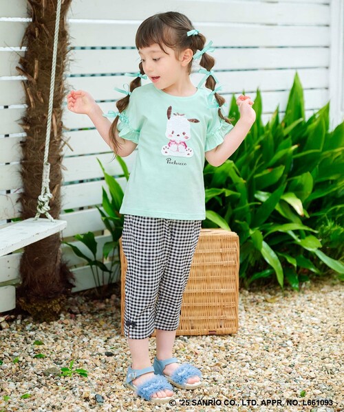 ANY(エニィ)の「【any FAM ×サンリオキャラクターズ】ミラクルスパンコール Tシャツ(Tシャツ/カットソー・キッズ・ライラック系/ホワイト系/ライトグリーン系/ライトイエロー系・120/110/100/130)」の11枚目の写真