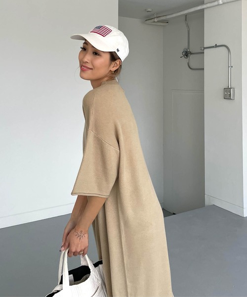 CHERI since1985(シェリ)の「バックスリットニットワンピース(ワンピース・レディース・ベージュ/ブラック・FREE)」の17枚目の写真