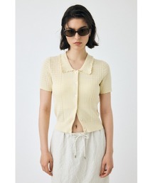 MOUSSY(}EW[)POINTELLE KNIT n[tX[uVc(jbg/Z[^[)