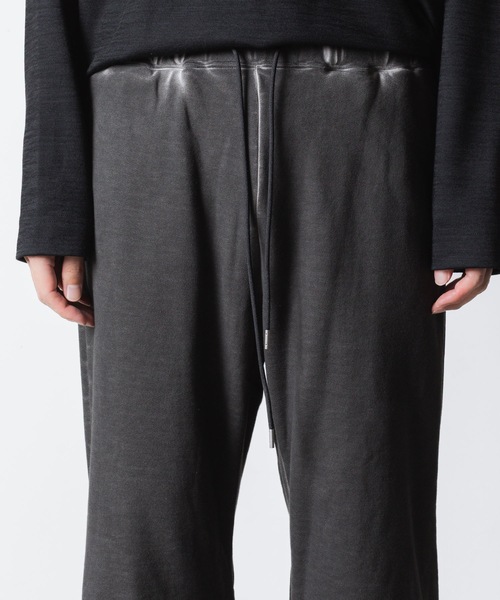 VEIN (ヴェイン)の「ジャンベルカテリー コールドダイド カットオフ バギートラウザーズ / JUMBERCA TERRY COLD DYED CUT OFF BAGGY TROUSERS(スウェットパンツ・メンズ・グレー・1/2)」の7枚目の写真