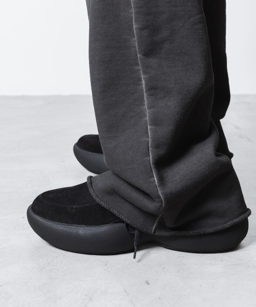 VEIN (ヴェイン)の「ジャンベルカテリー コールドダイド カットオフ バギートラウザーズ / JUMBERCA TERRY COLD DYED CUT OFF BAGGY TROUSERS(スウェットパンツ・メンズ・グレー・1/2)」の10枚目の写真
