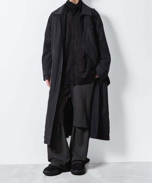 VEIN (ヴェイン)の「ジャンベルカテリー コールドダイド カットオフ バギートラウザーズ / JUMBERCA TERRY COLD DYED CUT OFF BAGGY TROUSERS(スウェットパンツ・メンズ・グレー・1/2)」の14枚目の写真