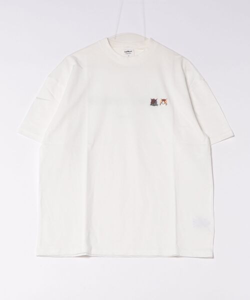 BABYDOLL(ベビードール)の「ハイキュー!!アニマル刺繍Tシャツ 0837A(Tシャツ/カットソー・メンズ・ホワイト/ブラック/チャコールグレー/ホワイト系その他2/ホワイト系その他3/ブラック系その他/ホワイト系その他/ブラック系その他2・M/L)」の2枚目の写真