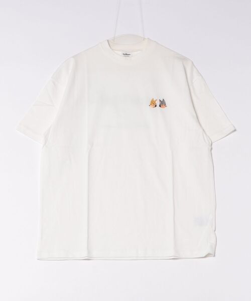 BABYDOLL(ベビードール)の「ハイキュー!!アニマル刺繍Tシャツ 0837A(Tシャツ/カットソー・メンズ・ホワイト/ブラック/チャコールグレー/ホワイト系その他2/ホワイト系その他3/ブラック系その他/ホワイト系その他/ブラック系その他2・M/L)」の4枚目の写真
