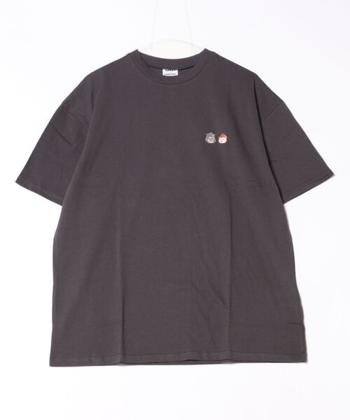 BABYDOLL(ベビードール)の「ハイキュー!!アニマル刺繍Tシャツ 0837A(Tシャツ/カットソー・メンズ・ホワイト/ブラック/チャコールグレー/ホワイト系その他2/ホワイト系その他3/ブラック系その他/ホワイト系その他/ブラック系その他2・M/L)」の20枚目の写真