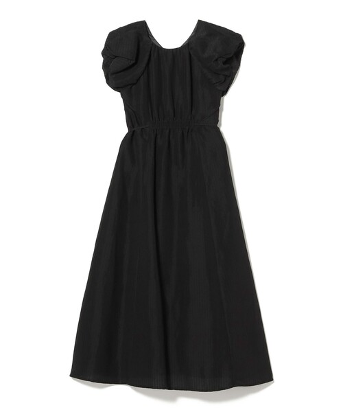 Ray BEAMS(レイビームス)の「ストライプ フレンチパフ スリーブ ワンピース(ワンピース・レディース・バイオレット/ブラック・0/1)」の13枚目の写真