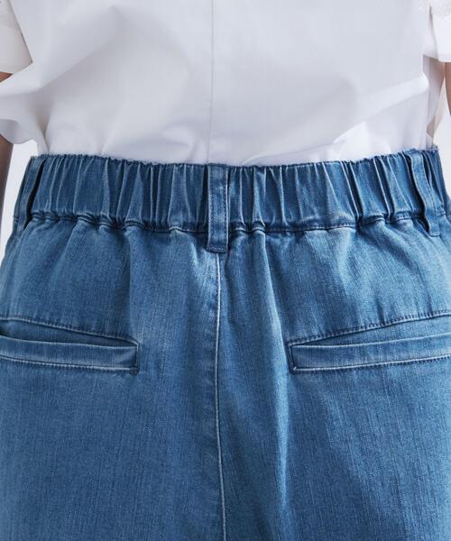 grove（グローブ）の「◆【きれい見え】ストレッチデニムワイドパンツ（デニムパンツ・レディース・ブルー系その他/ネイビー・02/03/01/05/04）」の16枚目の写真