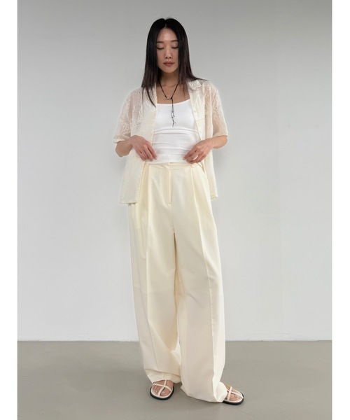 Didot.showroom(ディドット ショールーム)の「ヴィンテージ刺繍レーヨンシャツ(シャツ/ブラウス・レディース・ブラック/アイボリー・FREE)」の14枚目の写真