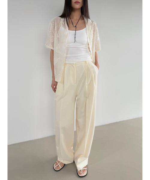 Didot.showroom(ディドット ショールーム)の「ヴィンテージ刺繍レーヨンシャツ(シャツ/ブラウス・レディース・ブラック/アイボリー・FREE)」の15枚目の写真