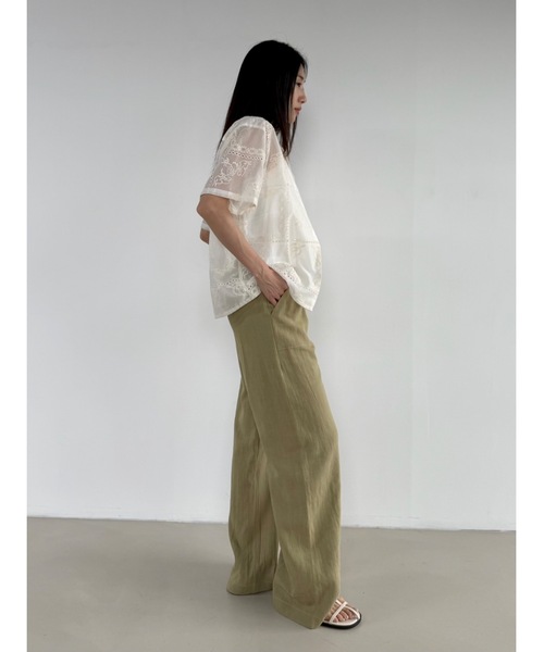 Didot.showroom(ディドット ショールーム)の「ヴィンテージ刺繍レーヨンシャツ(シャツ/ブラウス・レディース・ブラック/アイボリー・FREE)」の20枚目の写真