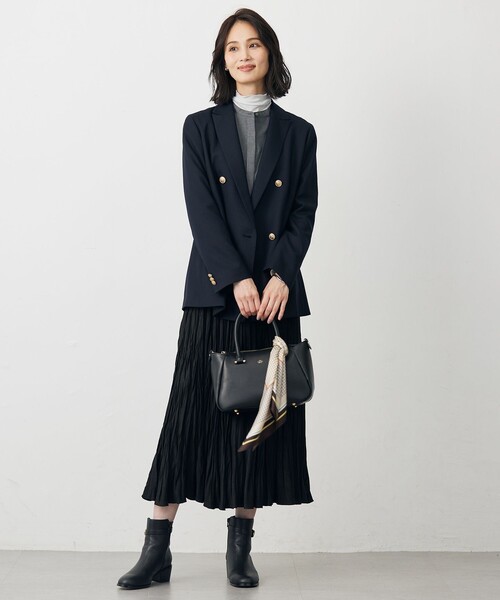 J.PRESS Ladies（J.プレス レディス）の「ライトマイクロスエード プリーツ スカート（スカート・レディース・ブラウン系/ベージュ系/ブラック系・XS/XXS/S）」の13枚目の写真