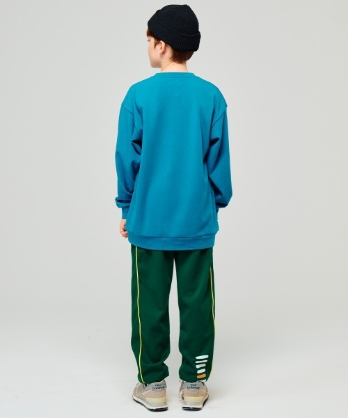 KRIFF MAYER Kid's Collection（クリフメイヤーキッズコレクション）の「【セットアップ対応可】パイピングトラックパンツ（スウェットパンツ・キッズ・グレー/ネイビー/グリーン/ブラック・130/120/170/160/150/140）」の7枚目の写真