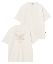 AVIREX | 《SOUVENIR COLLECTION》SUKA HENRYNECK T-SHIRT "EAGLE" / スカ ヘンリーネック 半袖Tシャツ "イーグル" / AVIREX / アヴィレックス(Tシャツ/カットソー)