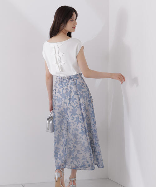 PROPORTION BODY DRESSING(プロポーションボディドレッシング)の「<ウォッシャブル>ペイントフラワースカート / 1215220707(スカート・レディース・ブラック/ブルー・MEDIUM/SMALL/P/S)」の19枚目の写真