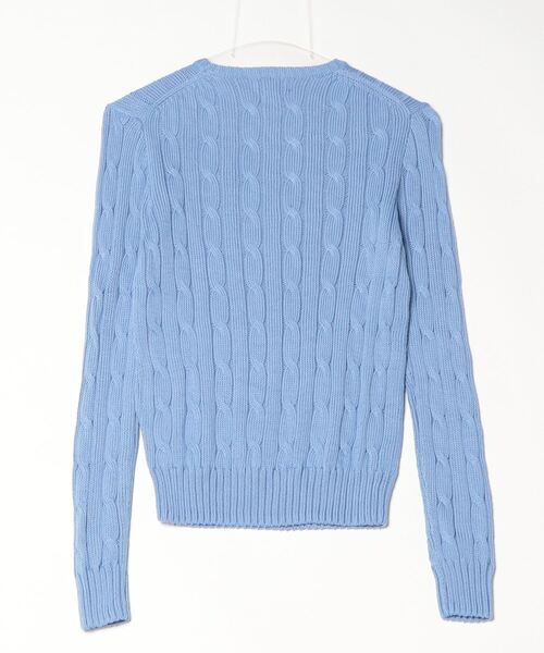 ケーブルニット コットン クルーネック セーター（ニット/セーター