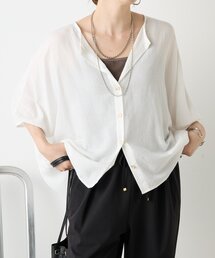 Jena espace merveilleux | シアーサッカードルマンシャツ(シャツ/ブラウス)