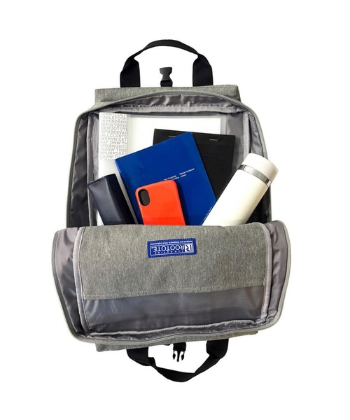 ROOTOTE(ルートート)の「ルートート / SN.セオルー.ライトウォーターリペレント-G(バックパック/リュック・レディース・グレー/バイオレット/ブラック/タン/ネイビー・FREE)」の17枚目の写真