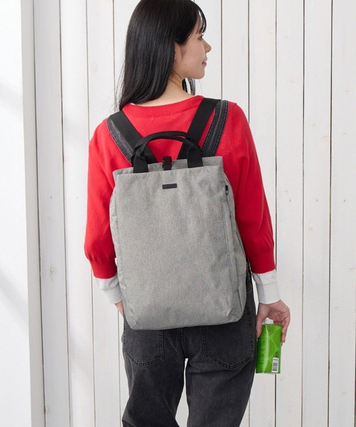 ROOTOTE(ルートート)の「ルートート / SN.セオルー.ライトウォーターリペレント-G(バックパック/リュック・レディース・グレー/バイオレット/ブラック/タン/ネイビー・FREE)」の22枚目の写真