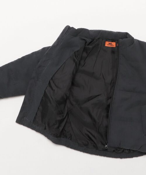 KRIFF MAYER Kid's Collection（クリフメイヤーキッズコレクション）の「起毛タフタスタンドジャケット（その他アウター・キッズ・ブラック/ベージュ/マスタード/セージグリーン・150/140/130/120/170/160）」の6枚目の写真