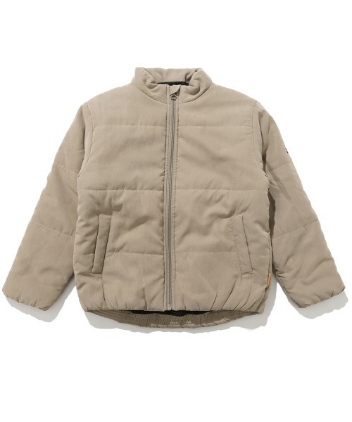 KRIFF MAYER Kid's Collection（クリフメイヤーキッズコレクション）の「起毛タフタスタンドジャケット（その他アウター・キッズ・ブラック/ベージュ/マスタード/セージグリーン・150/140/130/120/170/160）」の3枚目の写真