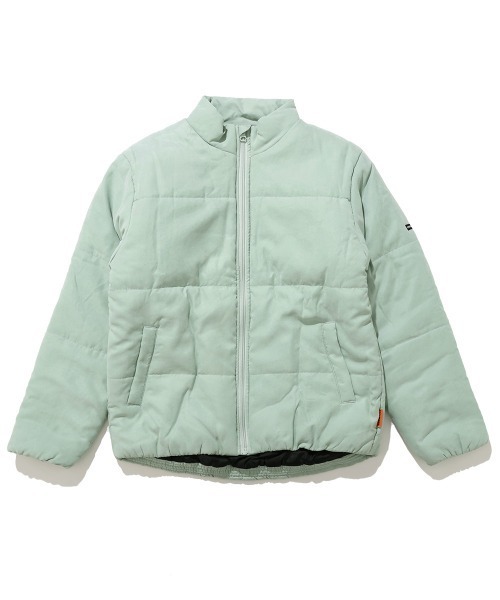 KRIFF MAYER Kid's Collection（クリフメイヤーキッズコレクション）の「起毛タフタスタンドジャケット（その他アウター・キッズ・ブラック/ベージュ/マスタード/セージグリーン・150/140/130/120/170/160）」の4枚目の写真