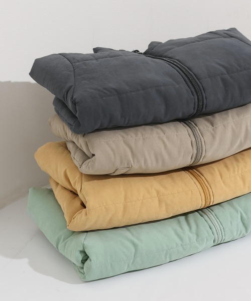 KRIFF MAYER Kid's Collection（クリフメイヤーキッズコレクション）の「起毛タフタスタンドジャケット（その他アウター・キッズ・ブラック/ベージュ/マスタード/セージグリーン・150/140/130/120/170/160）」の17枚目の写真