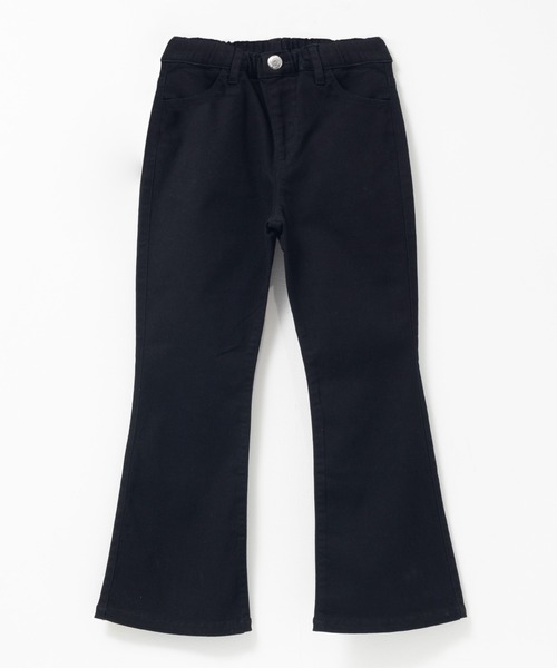 NAVY(ネイビー)の「NAVY のびるモン ストレッチフレアギャザーパンツ(デニムパンツ・キッズ・ブラック系その他/ブラック/ライトブルー/ブルー・150/140/130/120/160)」の2枚目の写真