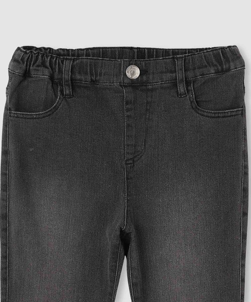 NAVY(ネイビー)の「NAVY のびるモン ストレッチフレアギャザーパンツ(デニムパンツ・キッズ・ブラック系その他/ブラック/ライトブルー/ブルー・150/140/130/120/160)」の7枚目の写真