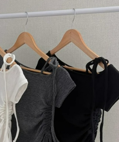 REBALANCE(リバランス)の「リボン付きオフショルダーTシャツ(Tシャツ/カットソー・レディース・C/A/B・FREE)」の11枚目の写真