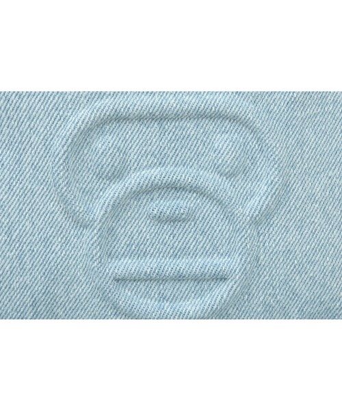 A BATHING APE（アベイシングエイプ）の「BABY MILO DENIM MINI BAGPACK（バックパック/リュック・メンズ・ライトインディゴブルー・FREE）」の4枚目の写真