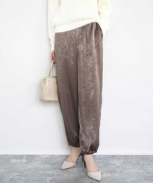MK MICHEL KLEIN | サテンヴィンテージ調ワイドパンツ/接触冷感/洗える(その他パンツ)