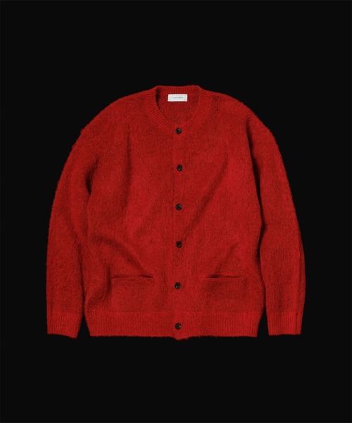 モヘアミックス オーバーサイズ クルーネックカーディガン