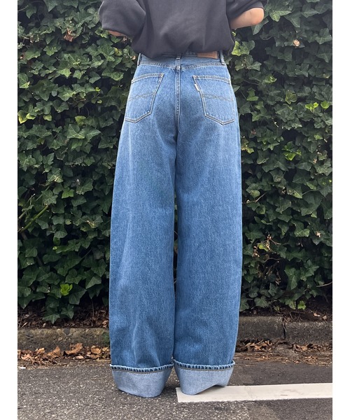 セール】【WEB限定】ロールアップカーブデニム(デニムパンツ セール】【WEB限定】ロールアップカーブデニム(デニムパンツ
