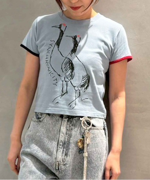 tシャツ LEE IZUMIDA × CROPPED T-SHIRT / リーイズミダクロップドTシャツ レディース LEE IZUMIDA × CROPPED T-SHIRT | TOPS | STORE | THINGS THAT