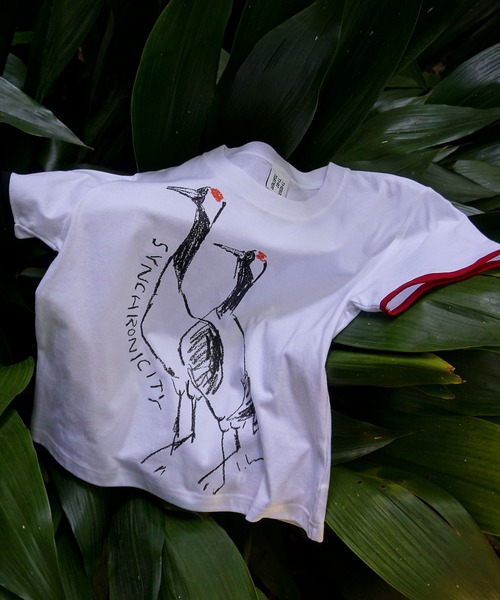 THINGS THAT MATTER(シングス ザット マター)の「LEE IZUMIDA × CROPPED T-SHIRT / リーイズミダクロップドTシャツ(Tシャツ/カットソー・レディース・イエロー/ピンク/サックスブルー/ホワイト・FREE)」の5枚目の写真