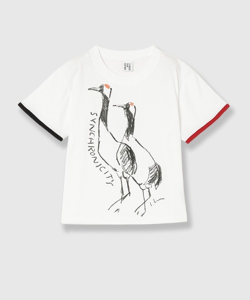 THINGS THAT MATTER(シングス ザット マター)の「LEE IZUMIDA × CROPPED T-SHIRT / リーイズミダクロップドTシャツ(Tシャツ/カットソー・レディース・イエロー/ピンク/サックスブルー/ホワイト・FREE)」の15枚目の写真