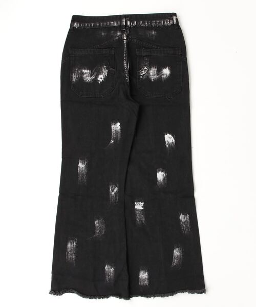 .KOM（ドットコム）の「『.KOM/ドットケーオーエム』ストーンスタッズフレアデニム【Y】【CN】（デニムパンツ・メンズ・ブラック・XL/L）」の2枚目の写真
