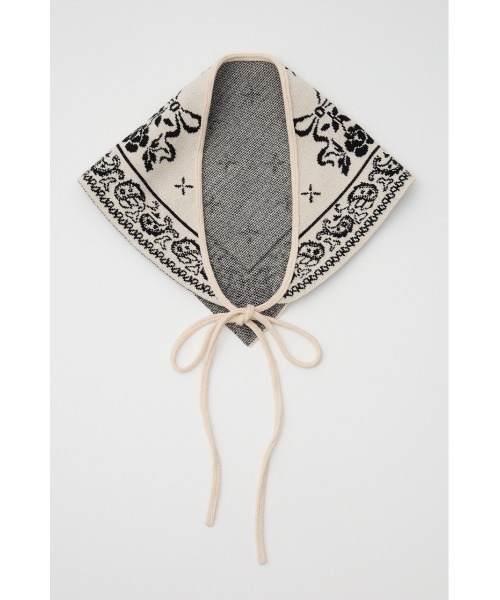 JQ KNIT BANDANA ジャガード ニット バンダナ 秋服（バンダナ/スカーフ