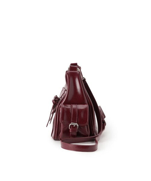 ESPERANZA(エスペランサ)の「ポケットリボン2WAYバッグ(ショルダーバッグ・レディース・シルバー/ブラック/レッド系1・FREE)」の6枚目の写真