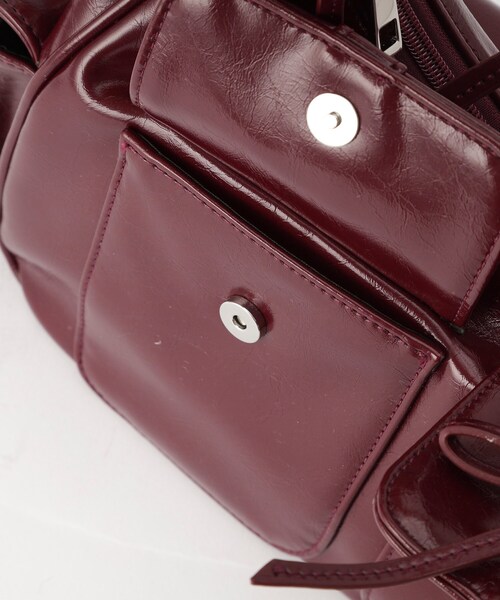 ESPERANZA(エスペランサ)の「ポケットリボン2WAYバッグ(ショルダーバッグ・レディース・シルバー/ブラック/レッド系1・FREE)」の15枚目の写真