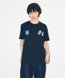 tシャツ 「chocomoo×bonjour records」 Don't Touch君 Tee Ver.1 レディース メンズ bonjour records(ボンジュールレコード) / chocomoo×bonjour