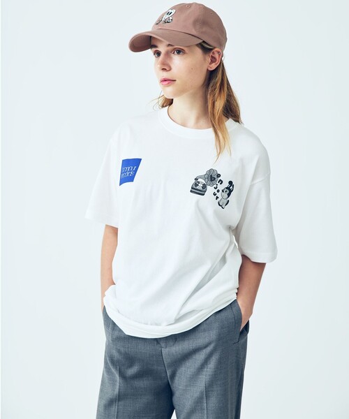 bonjour records(ボンジュールレコーズ)の「【chocomoo×bonjour records DOG君】 Tee(Tシャツ/カットソー・レディース・ホワイト/ブラック・M/L/XL)」の10枚目の写真