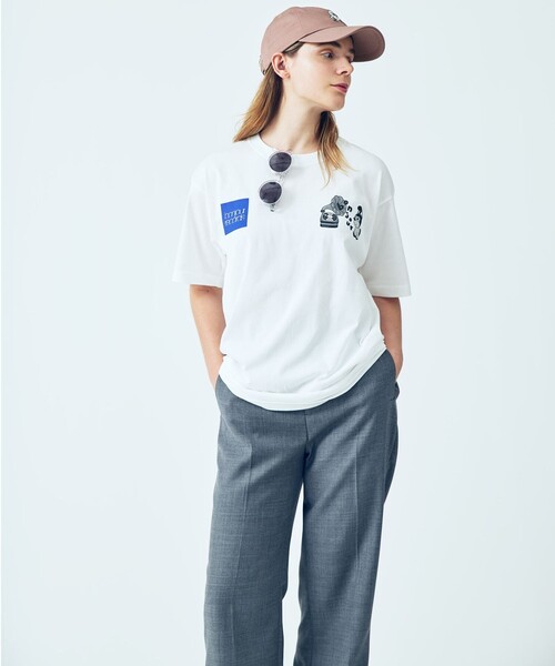 bonjour records(ボンジュールレコーズ)の「【chocomoo×bonjour records DOG君】 Tee(Tシャツ/カットソー・レディース・ホワイト/ブラック・M/L/XL)」の11枚目の写真